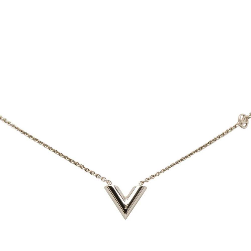 LOUIS VUITTON Silver Necklace - Picture 2 of 6